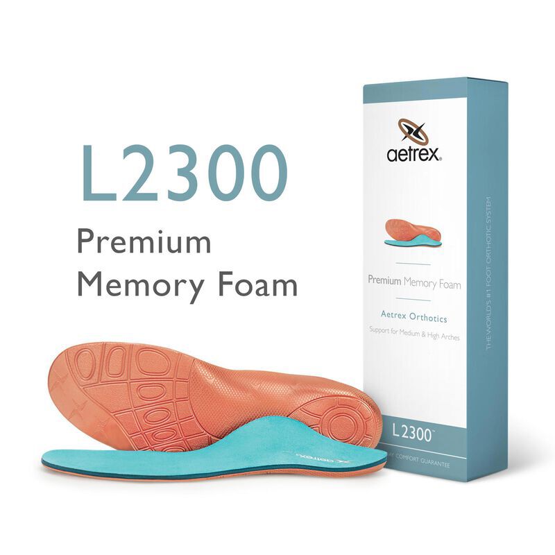 Aetrex Men's Premium Memory Foam Orthotics - Insole for Extra Comfort