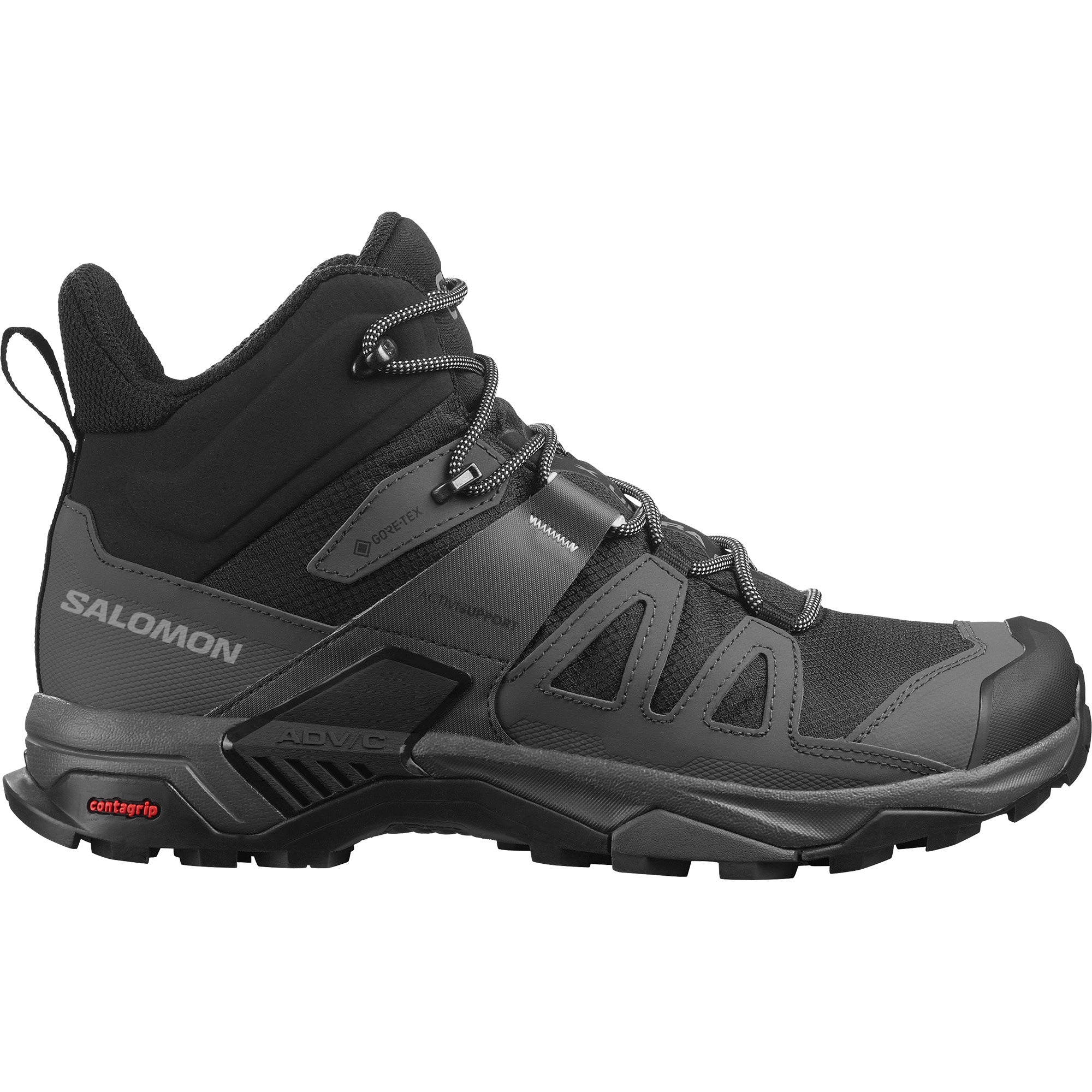 Salomon Men's X ULTRA 4 MID GORE-TEX Black / Magnet / Pearl Blue