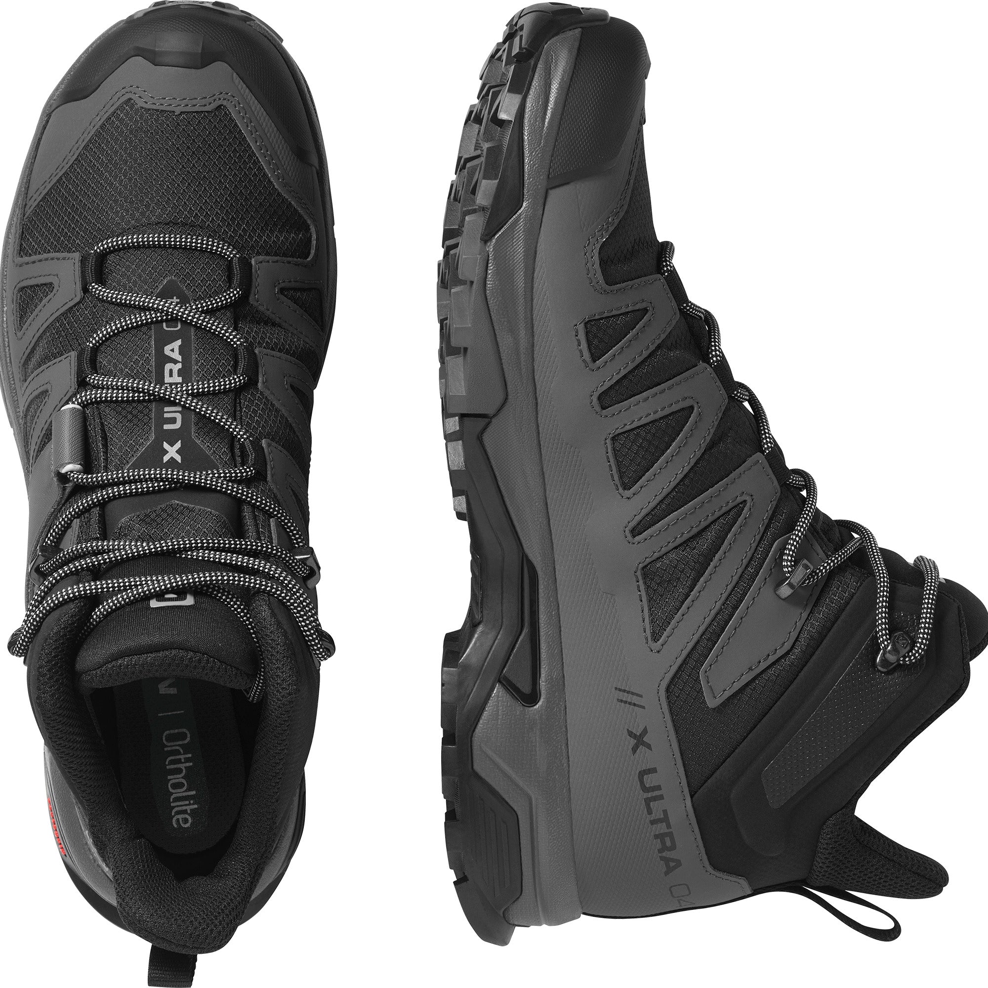 Salomon Men's X ULTRA 4 MID GORE-TEX Black / Magnet / Pearl Blue
