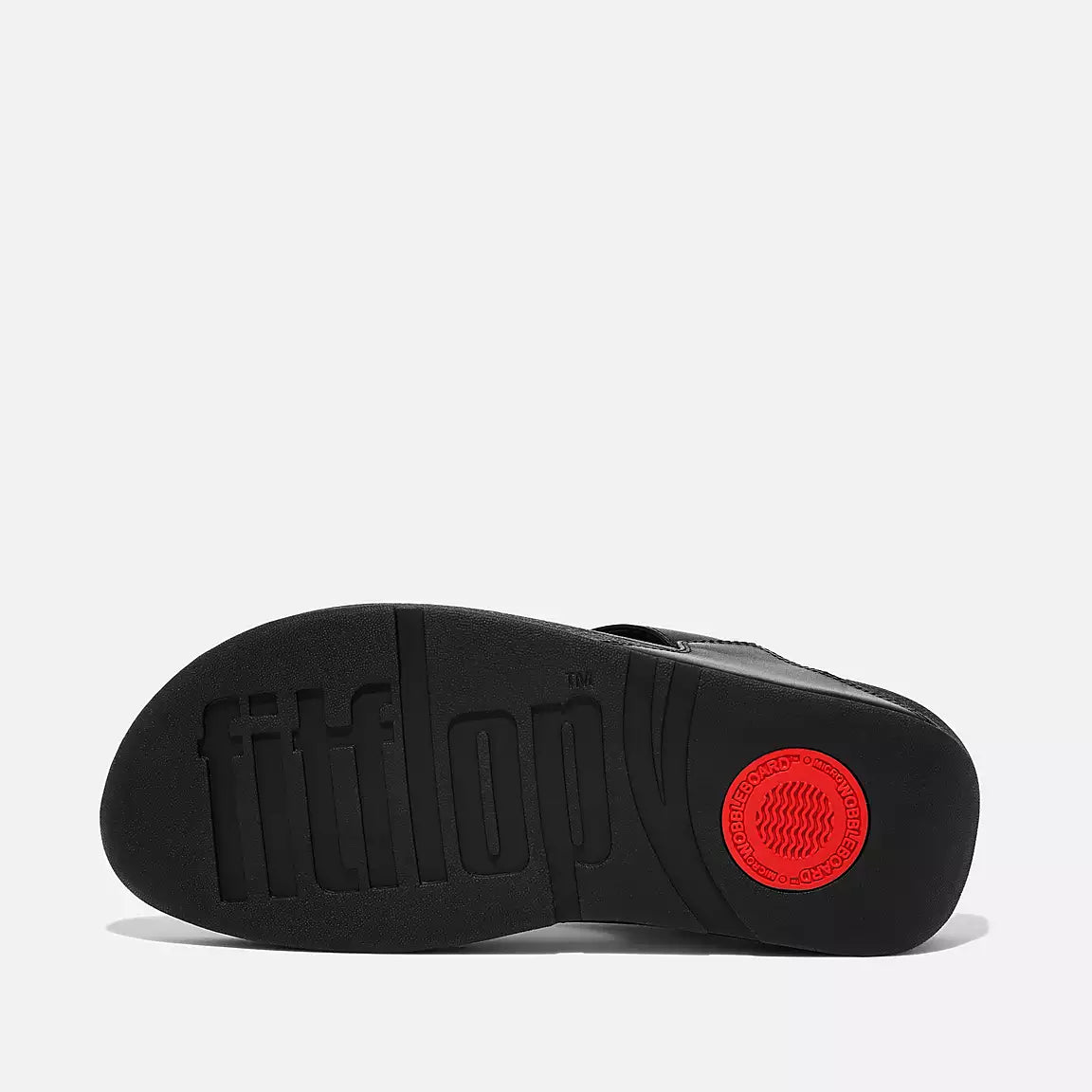 Fitflop Women's Lulu Leather Toe-Post Sandals Black