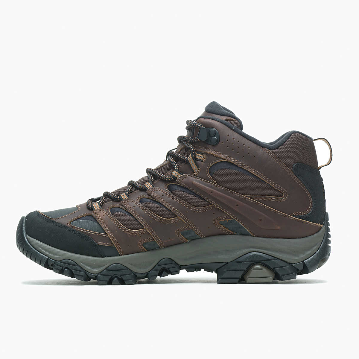 Merrell Men's Moab 3 Thermo Mid Waterproof Wide Hiking Boots Earth