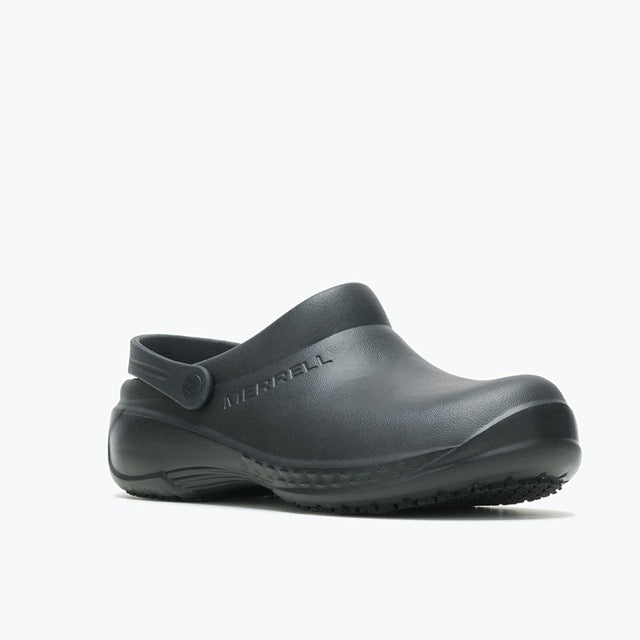 Merrell Women's Service Pro Encore Clog Black Rubber