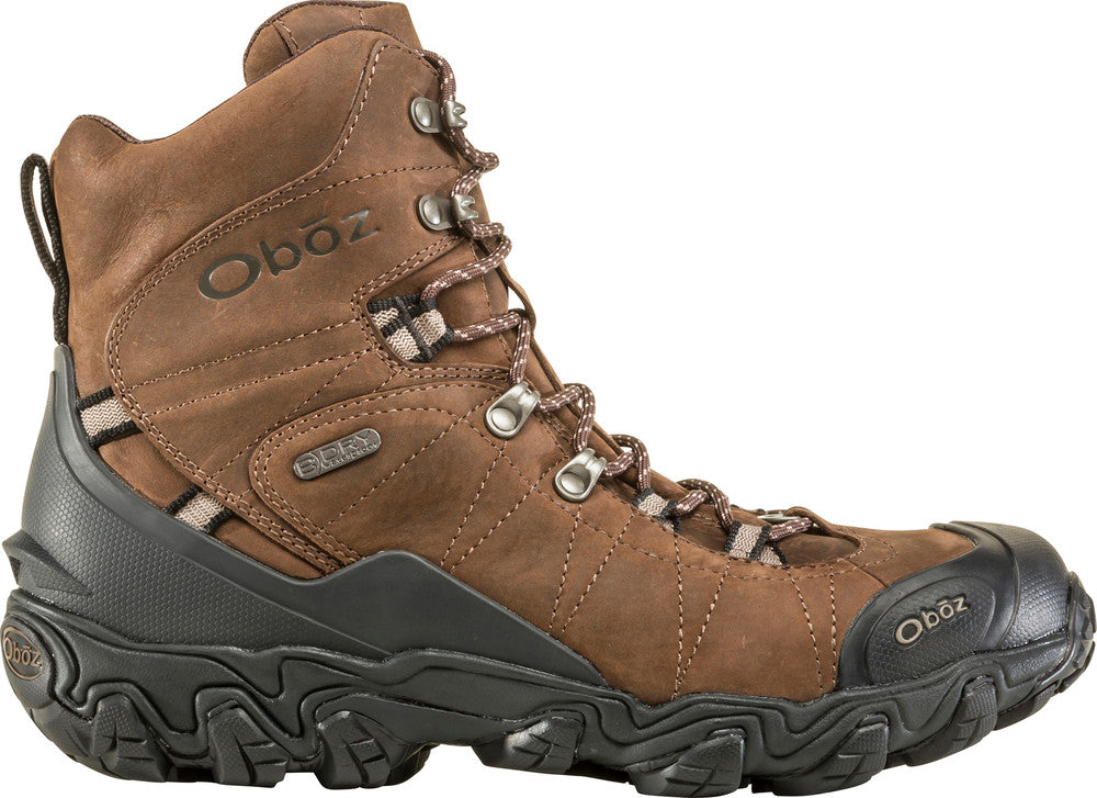 Oboz Men's Bridger 8" Insulated Waterproof Hiking Boots Bark