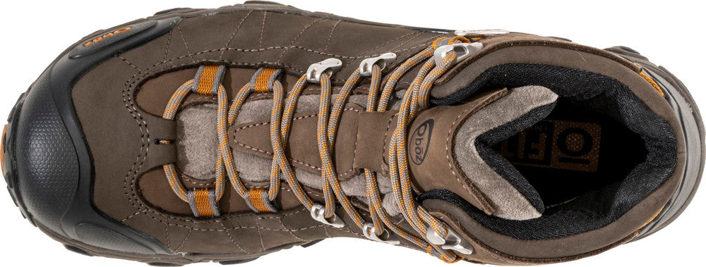 Oboz Men's Bridger Mid Waterproof Hiking Boots Sudan