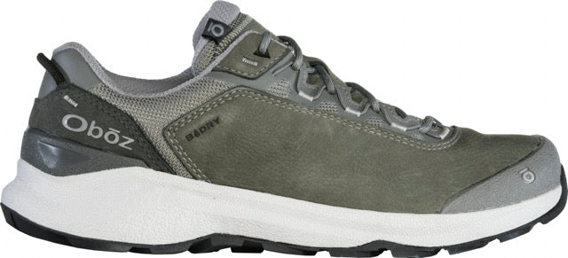 Oboz Men's Cottonwood Low B-Dry Waterproof Shoes Hazy Gray