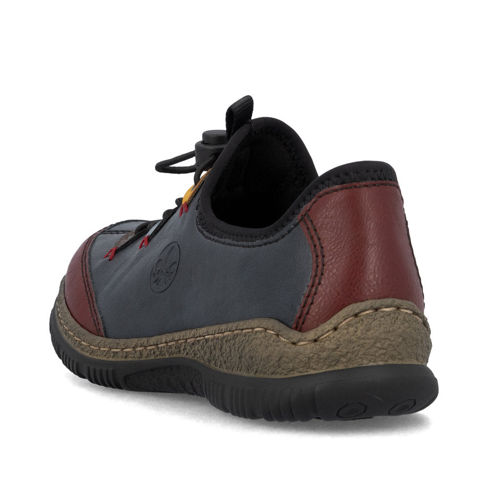 Rieker Women's N3271 Shoes Blue Combination