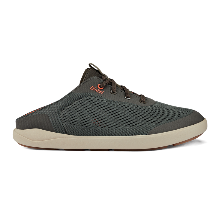 OluKai Men's Nohea Moku Pae Slip-On Sneakers Salt/Koi