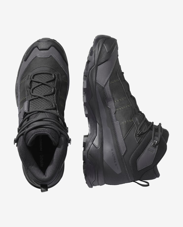 Salomon Men's X ULTRA 5 MID Wide GORE-TEX Black / Asphalt / Castlerock