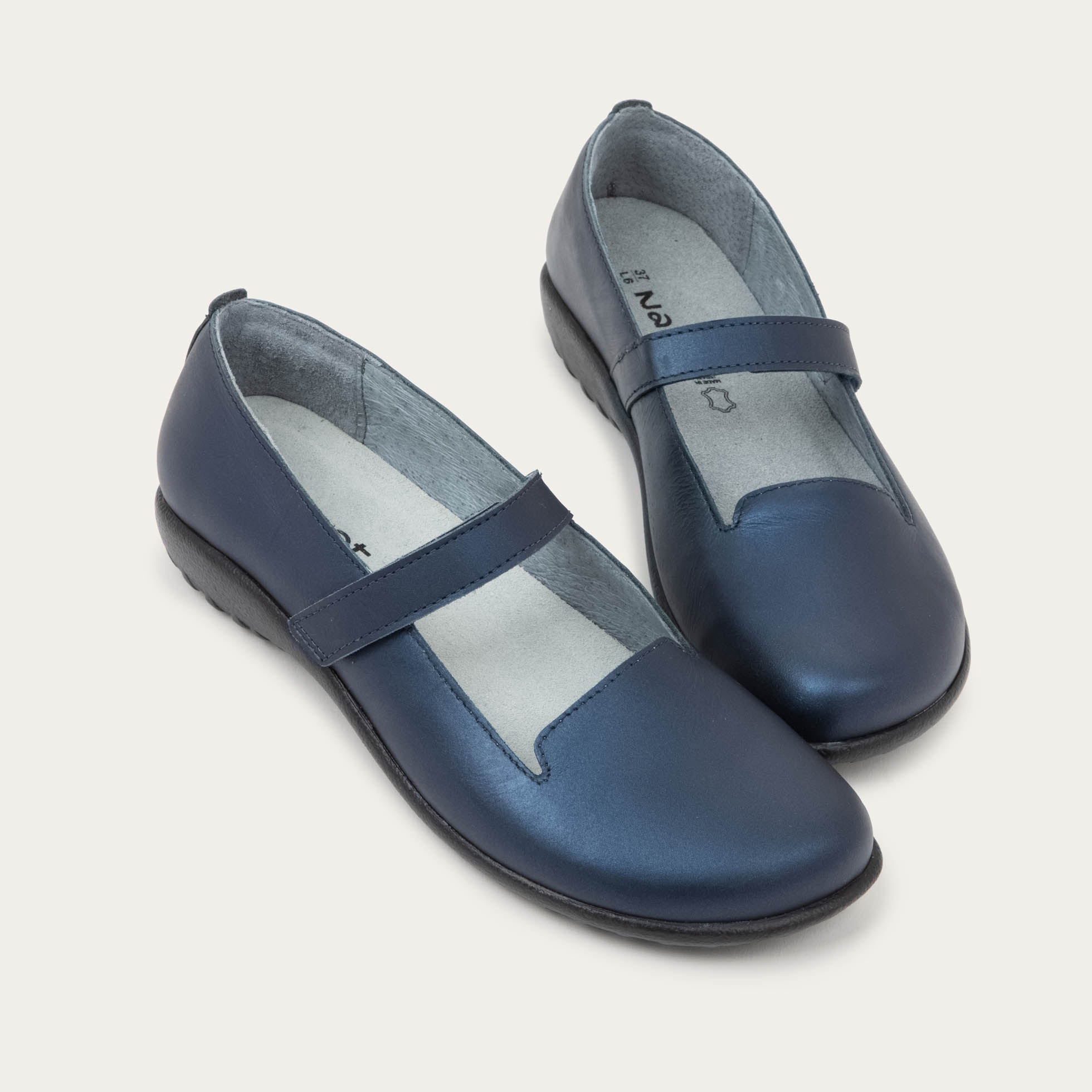 Naot Women's Purini Mary Jane Polar Sea Leather