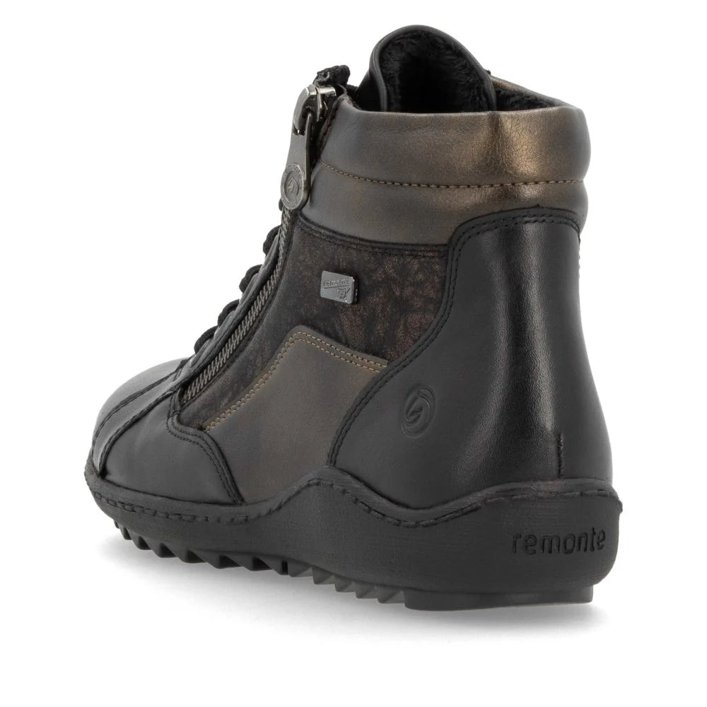 Remonte Women's R1458-03 Boots Black Combination