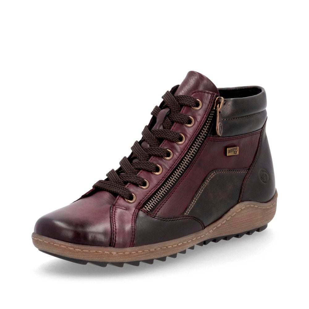 Remonte Women's R1458-35 Boots Red Combination