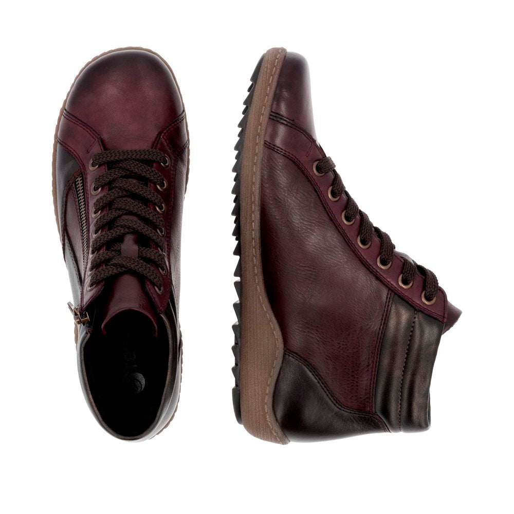 Remonte Women's R1458-35 Boots Red Combination