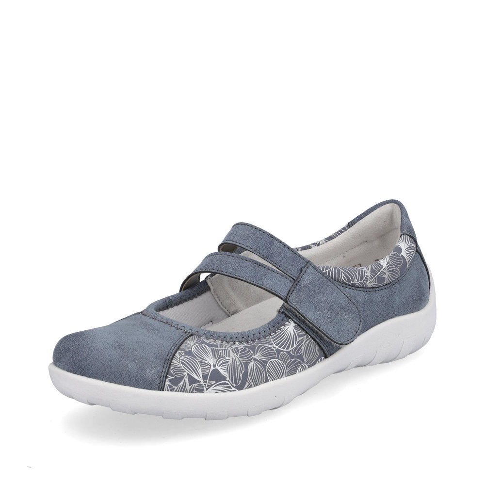 Remonte Women's R3510-12 Mary Jane Blue Combination