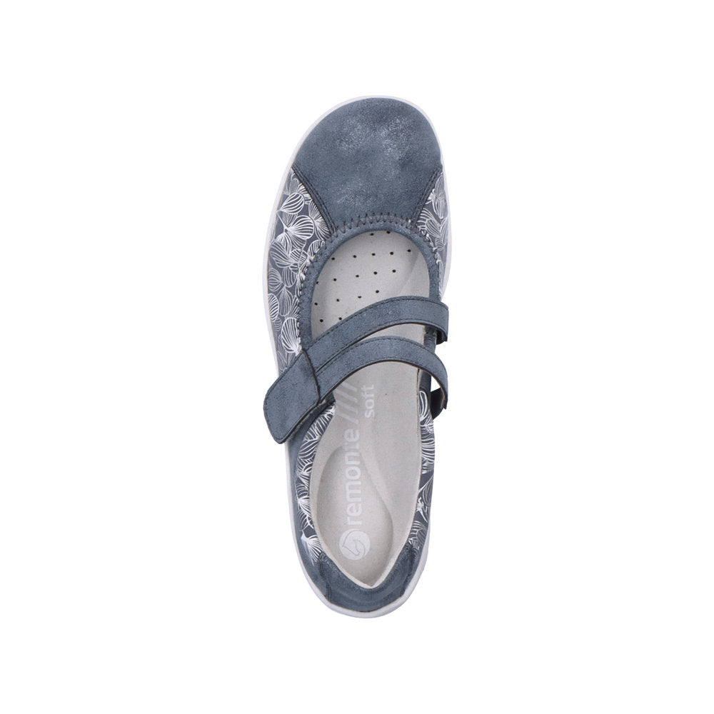 Remonte Women's R3510-12 Mary Jane Blue Combination
