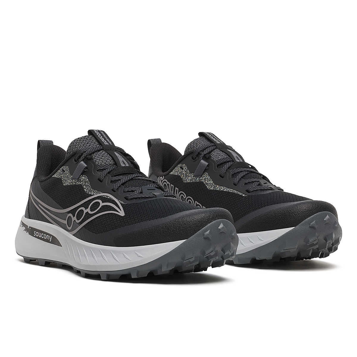Saucony Men's Peregrine 15 Sneakers Black/Shadow