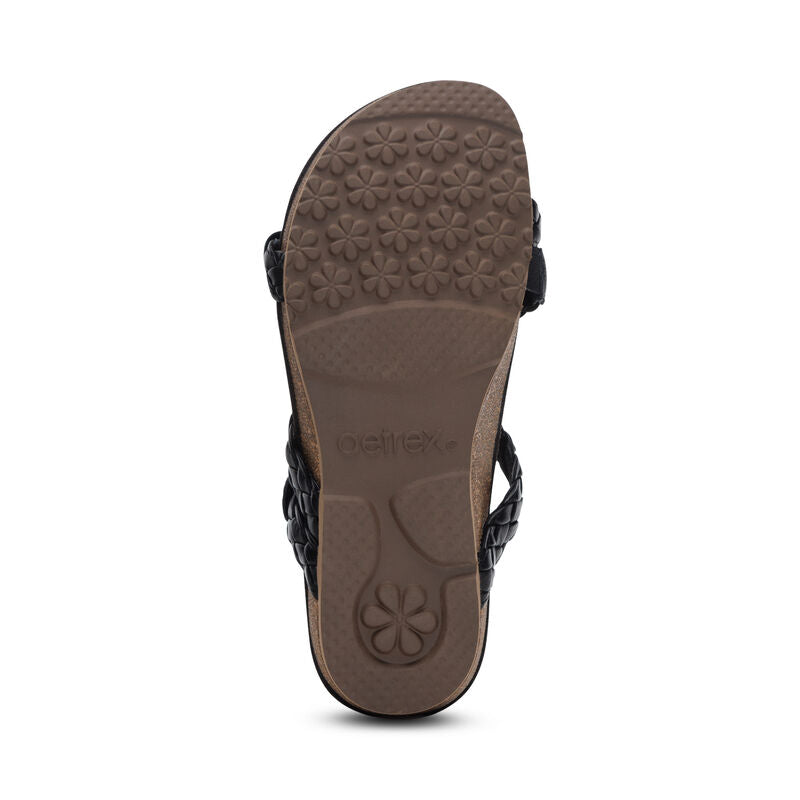 Aetrex Women's Josie Slide Black