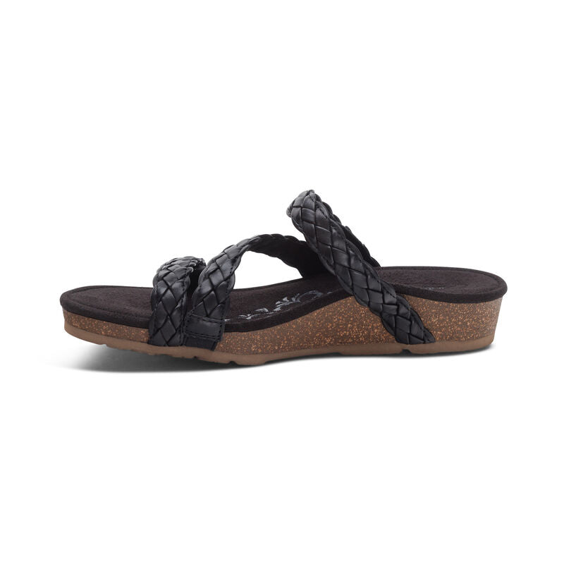Aetrex Women's Josie Slide Black