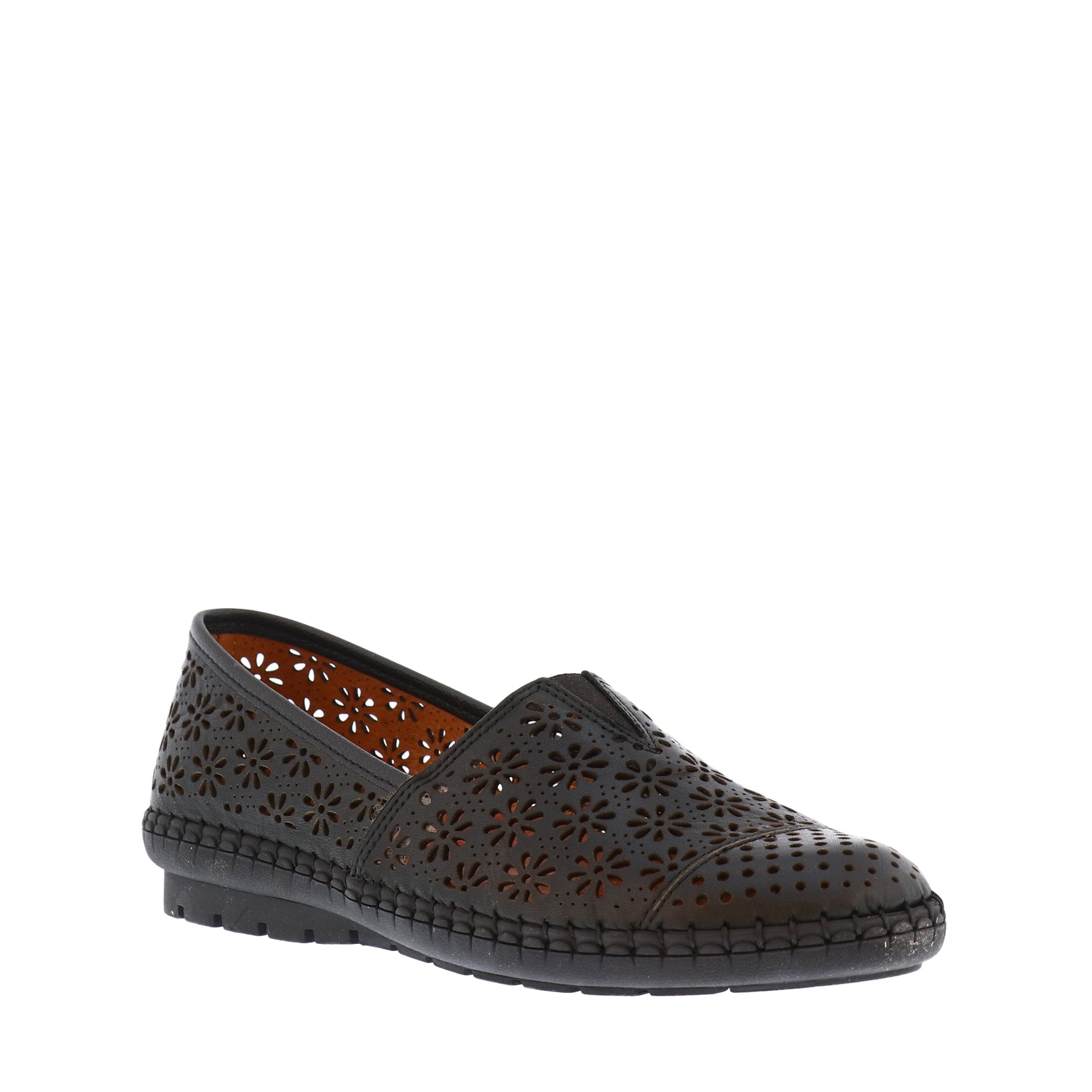 Volks Walkers Women's 1564 Slip-On Black