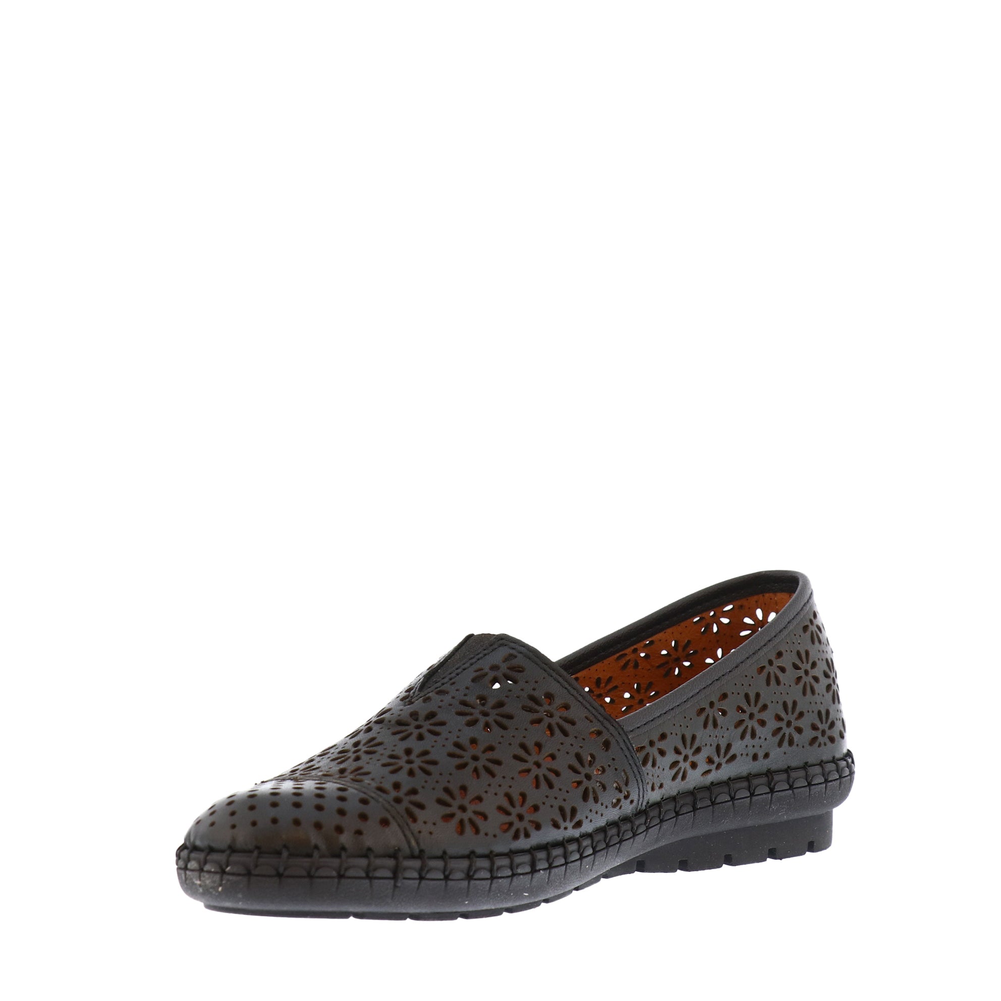 Volks Walkers Women's 1564 Slip-On Black