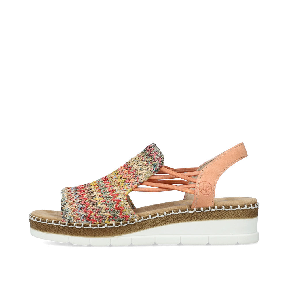 Rieker Women's V1241-90 Sandals Multi