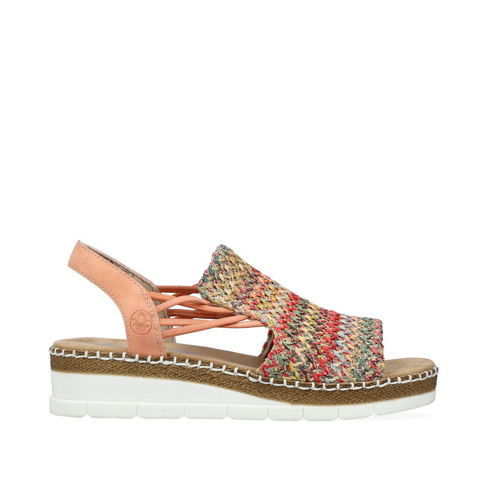 Rieker Women's V1241-90 Sandals Multi