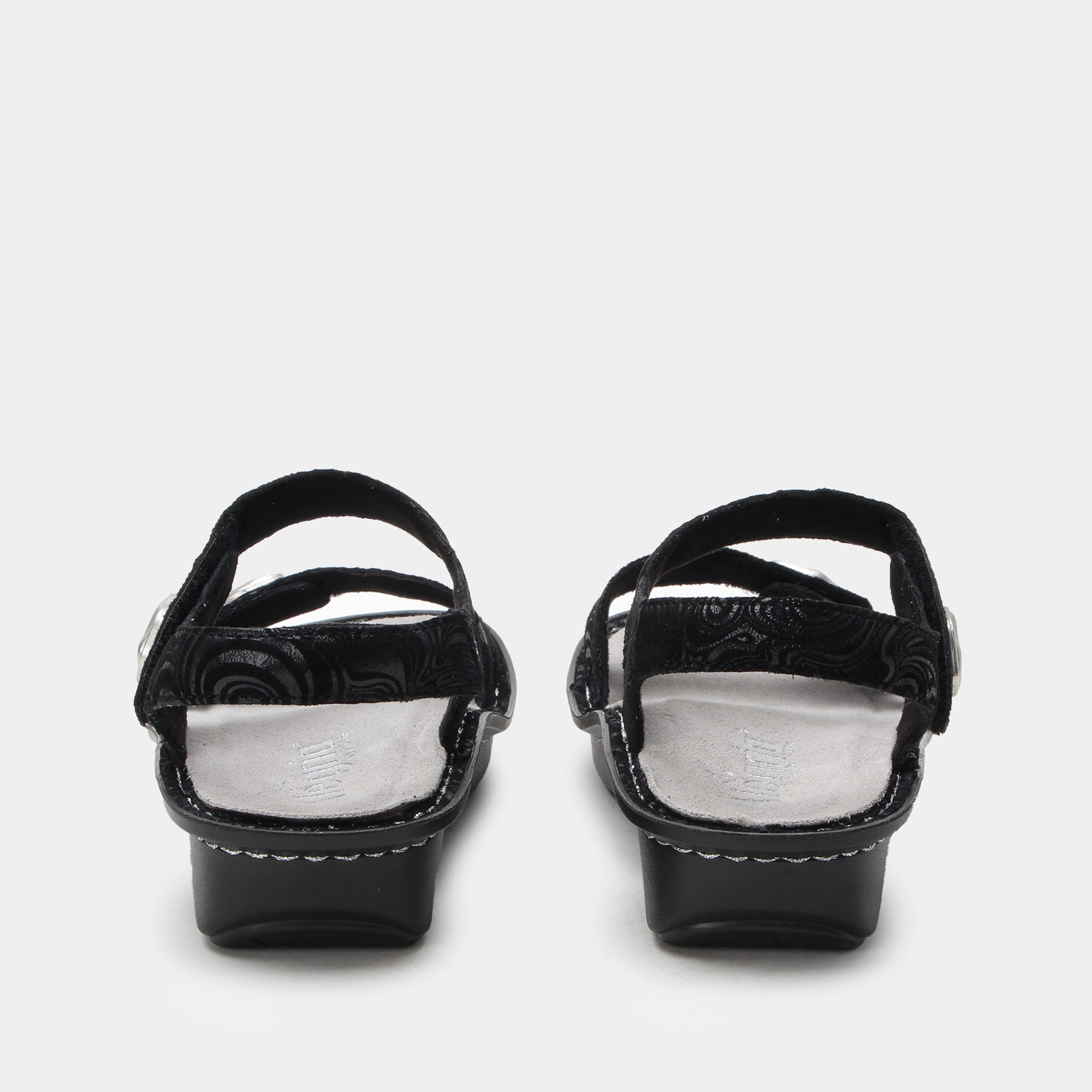 Alegria Women's Vienna Sandals Swirling Black