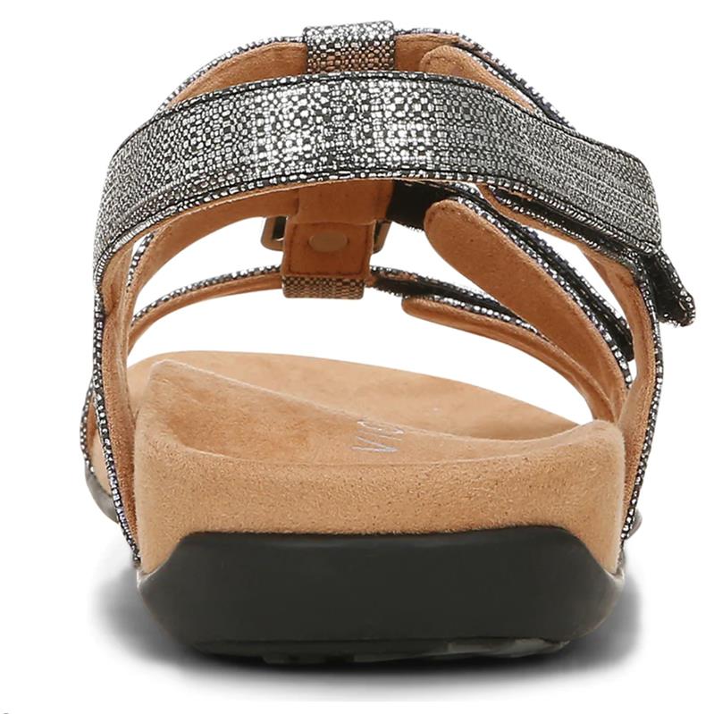 Vionic Women's Amber Sandals Black Metallic