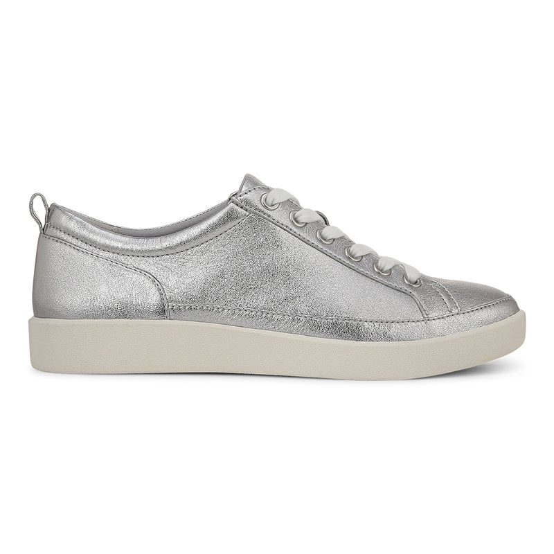 Vionic Women's Winny Casual Sneakers Silver Leather