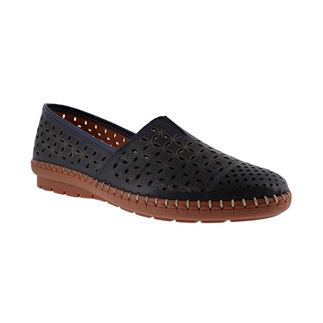 Volks Walkers Women's 1554 Slip-On Navy