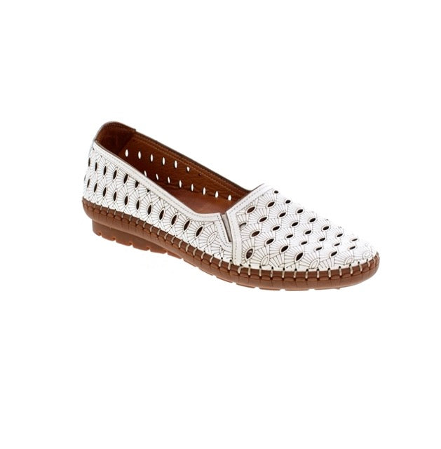Volks Walkers Women's 1562 Slip-On White