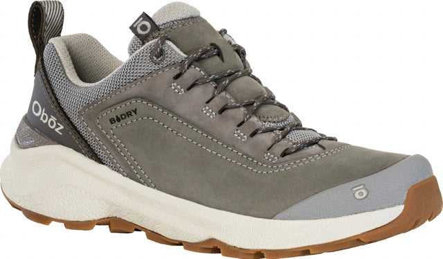 Oboz Women's Cottonwood Low B-Dry Waterproof Shoes Drizzle