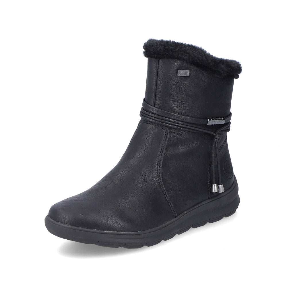 Rieker Women's Z0070-00 Boots Black