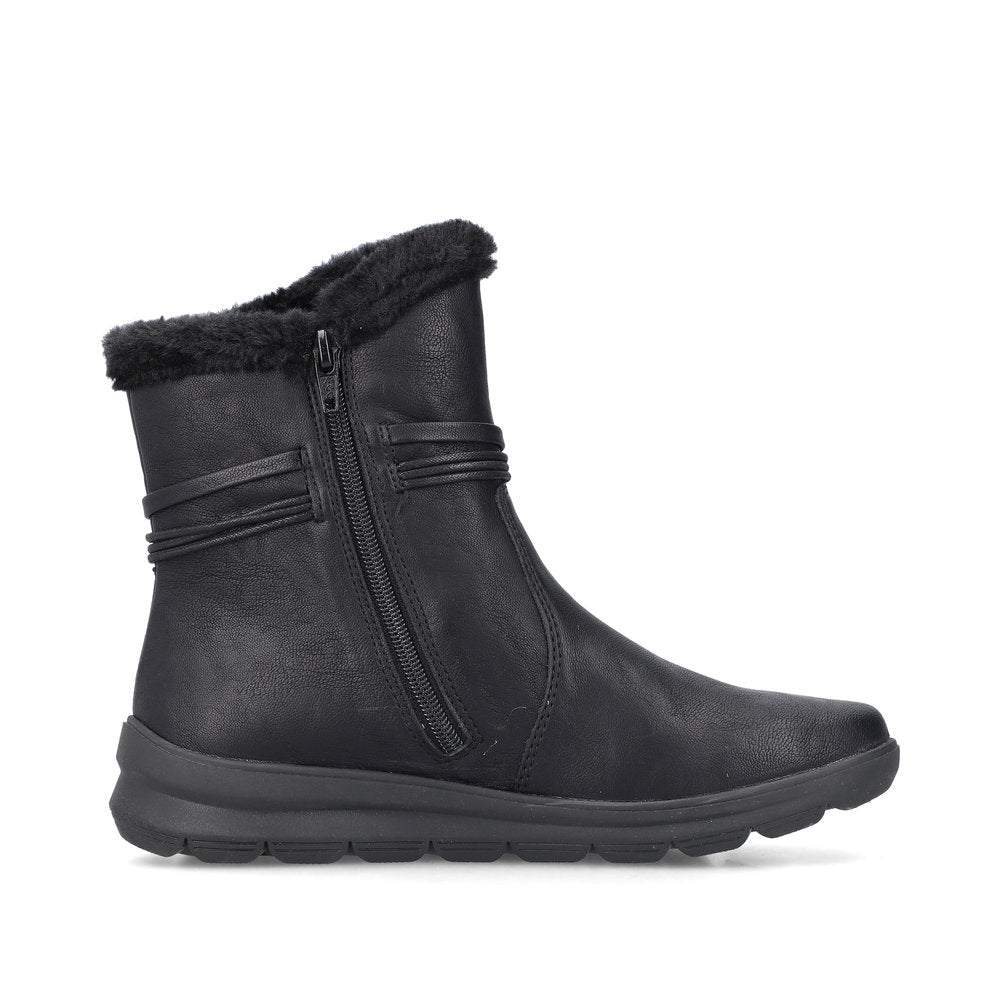Rieker Women's Z0070-00 Boots Black
