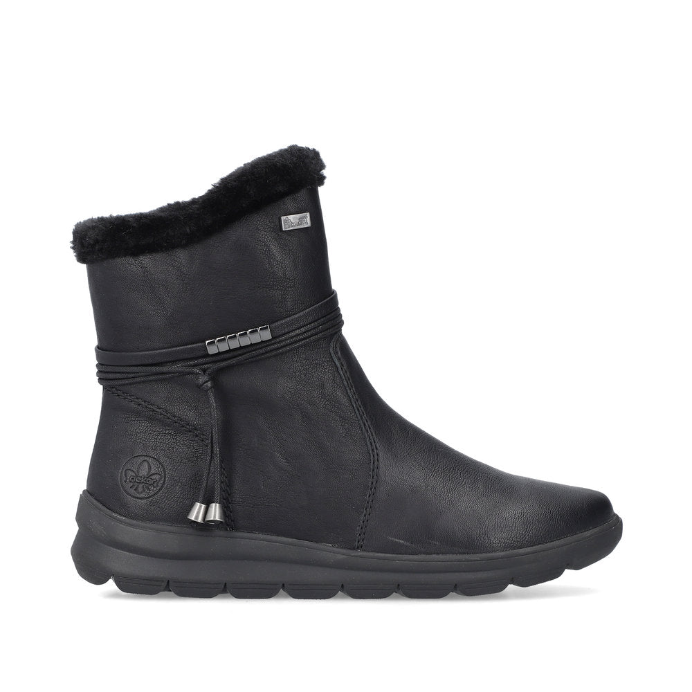 Rieker Women's Z0070-00 Boots Black