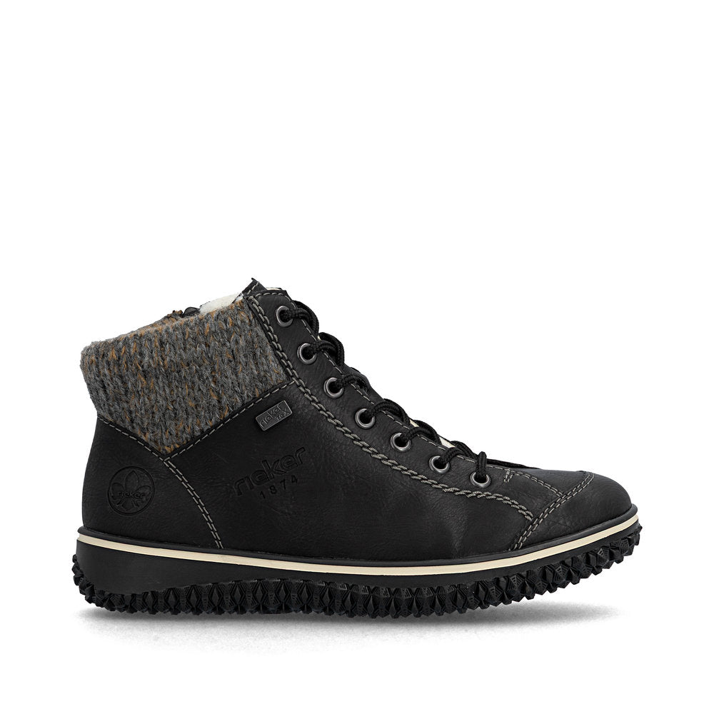 Rieker Women's Z4243-01 Boots Black