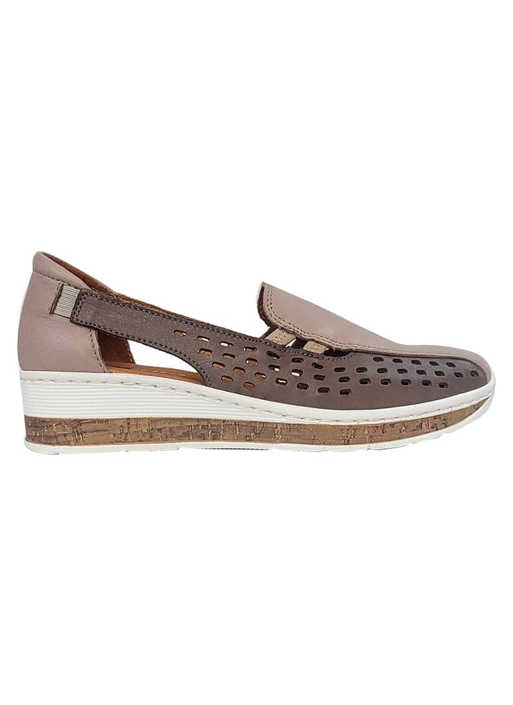 Casssini Women's Mindy Slip-On Shoes Stone
