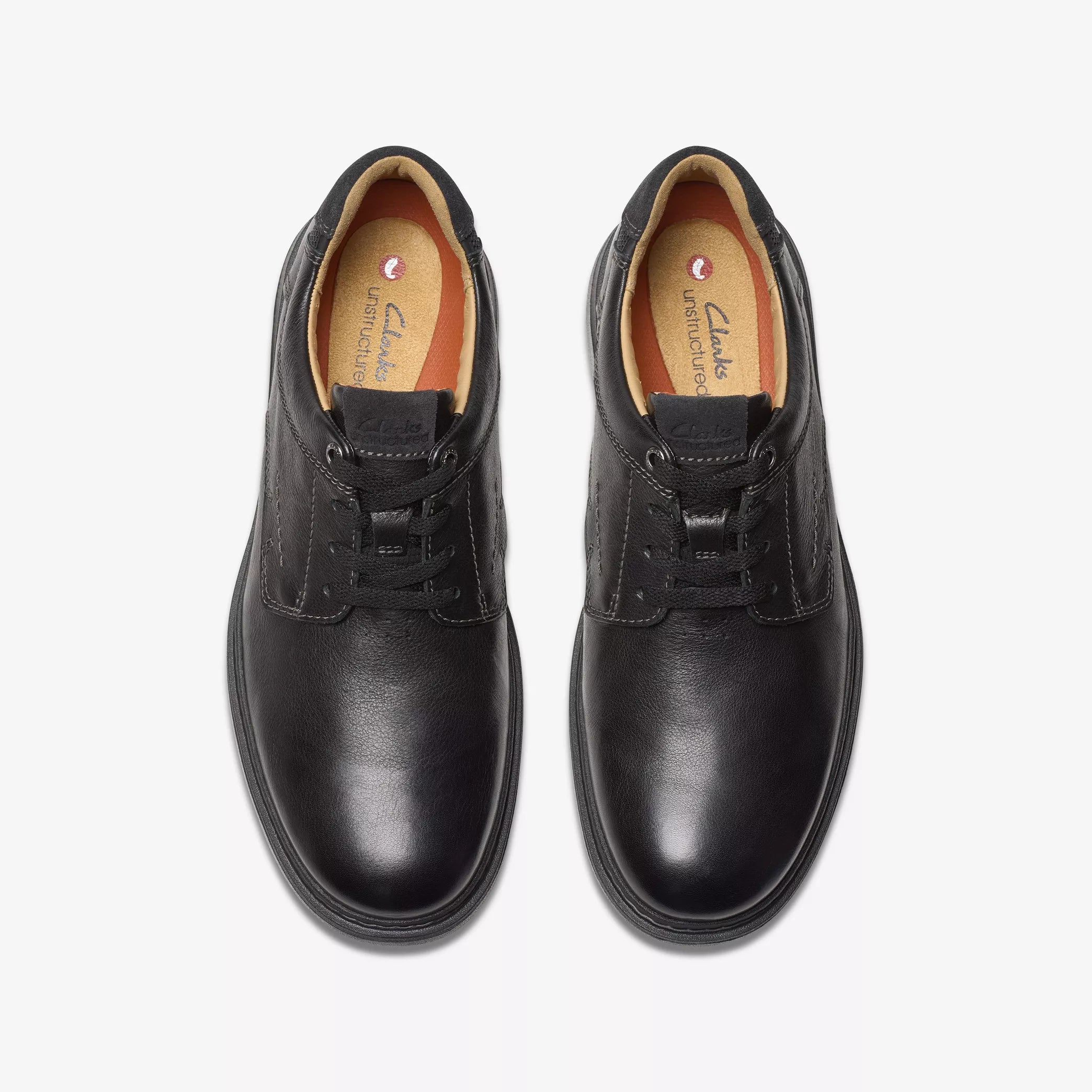 Clarks Men's Un Briley Pace Black Leather