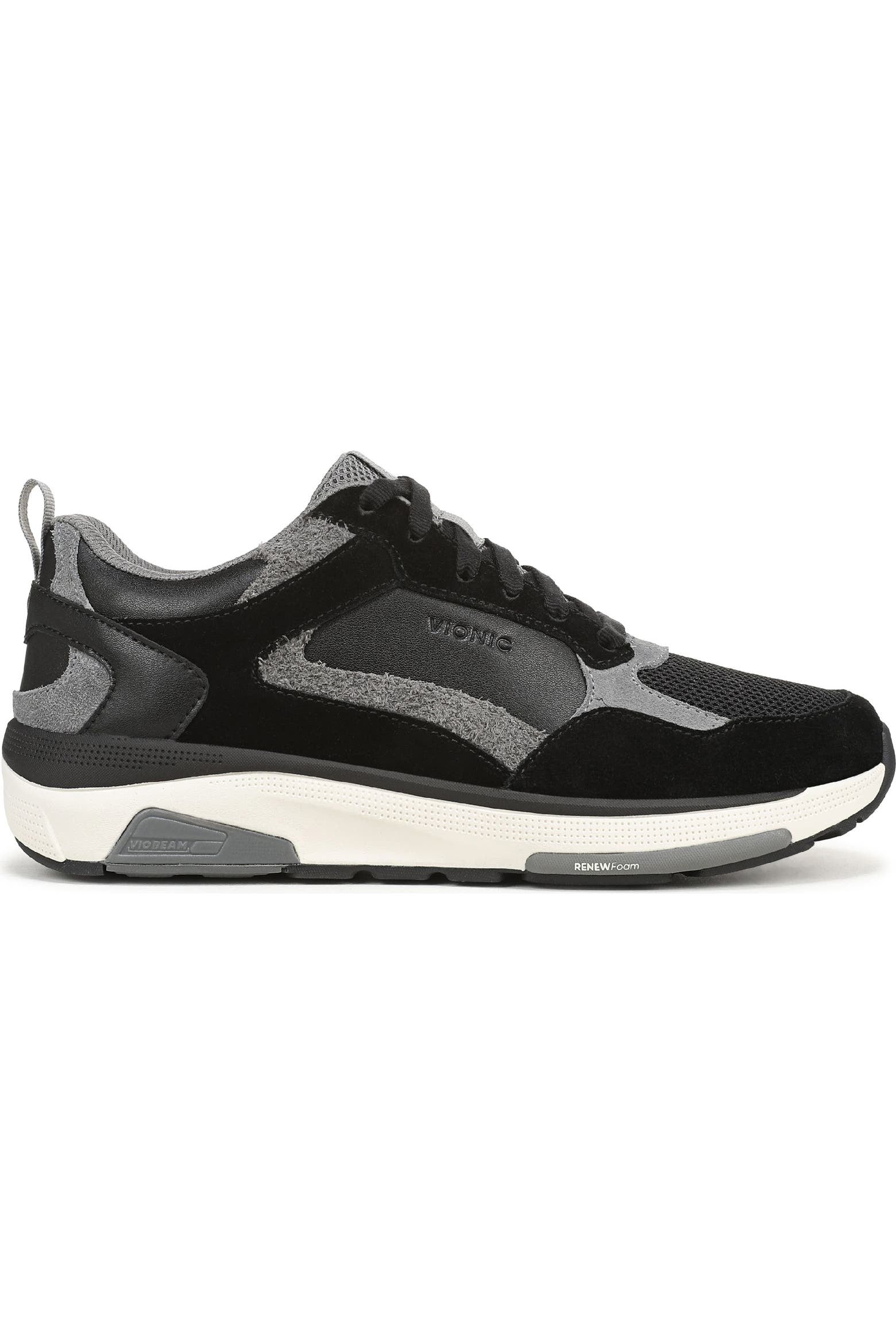 Vionic Women's Walk Strider Weekend Sneaker Black Grey