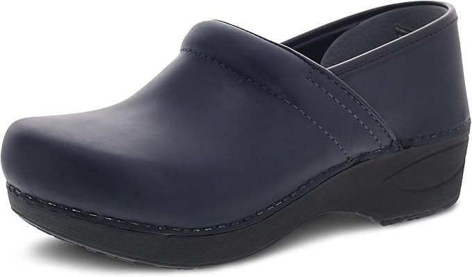 Dansko Women's XP 2.0 Clogs Pull Up Navy Leather