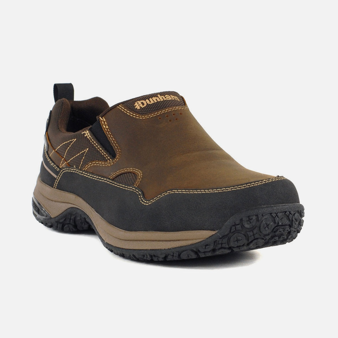 Dunham Men's Cloud Plus Slip-On Shoes Brown Leather
