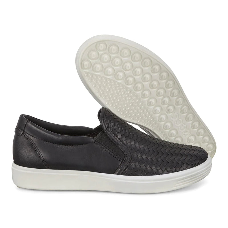 ECCO Women's Soft 7 Slip-On Casual Shoes Black
