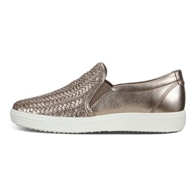 ECCO Women's Soft 7 Slip-On Casual Shoes Stone Metallic
