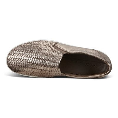 ECCO Women's Soft 7 Slip-On Casual Shoes Stone Metallic