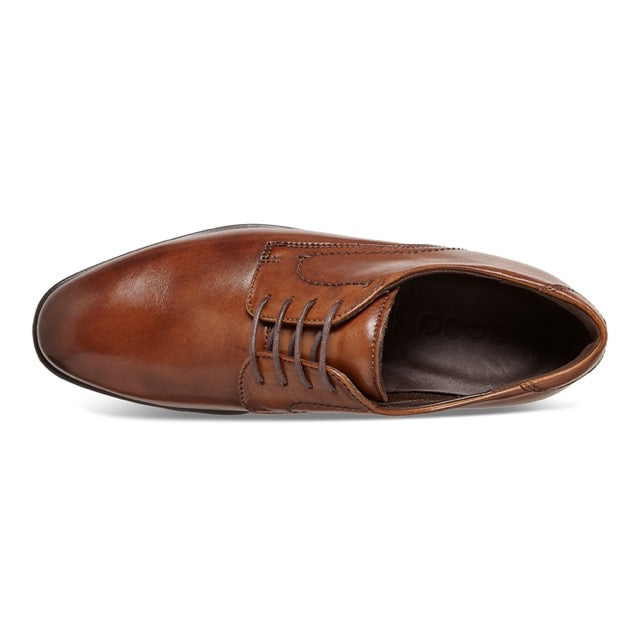 ECCO Men's Melbourne Lace-Up Dress Shoes Amber