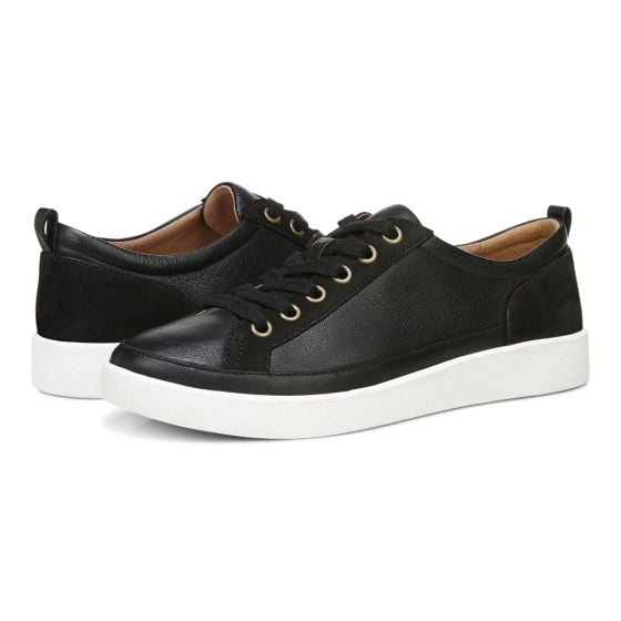 Vionic Winny Casual Sneakers Onyx Leather