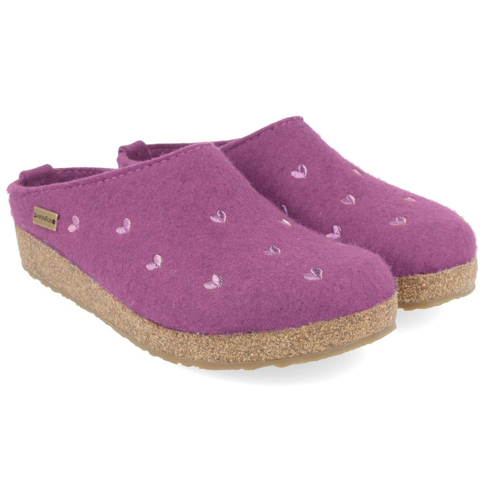 Haflinger Women's Cuoricini Slippers Fuchela