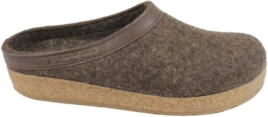 Haflinger GZL Slippers Smokey Brown