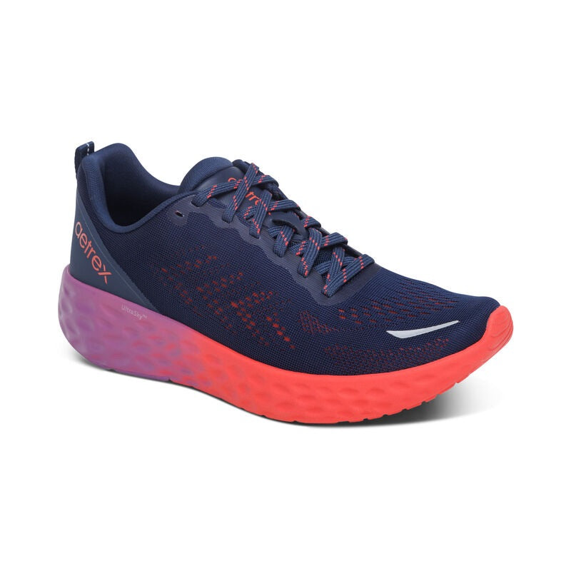 Aetrex Women's Danika Arch Support Sneakers Navy Coral