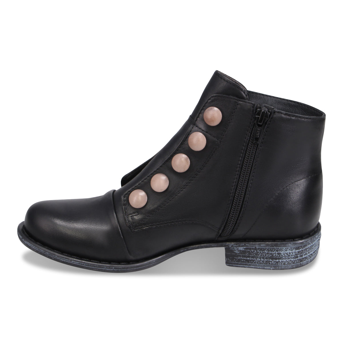 Miz Mooz Women's Louise Boots Black/Beige