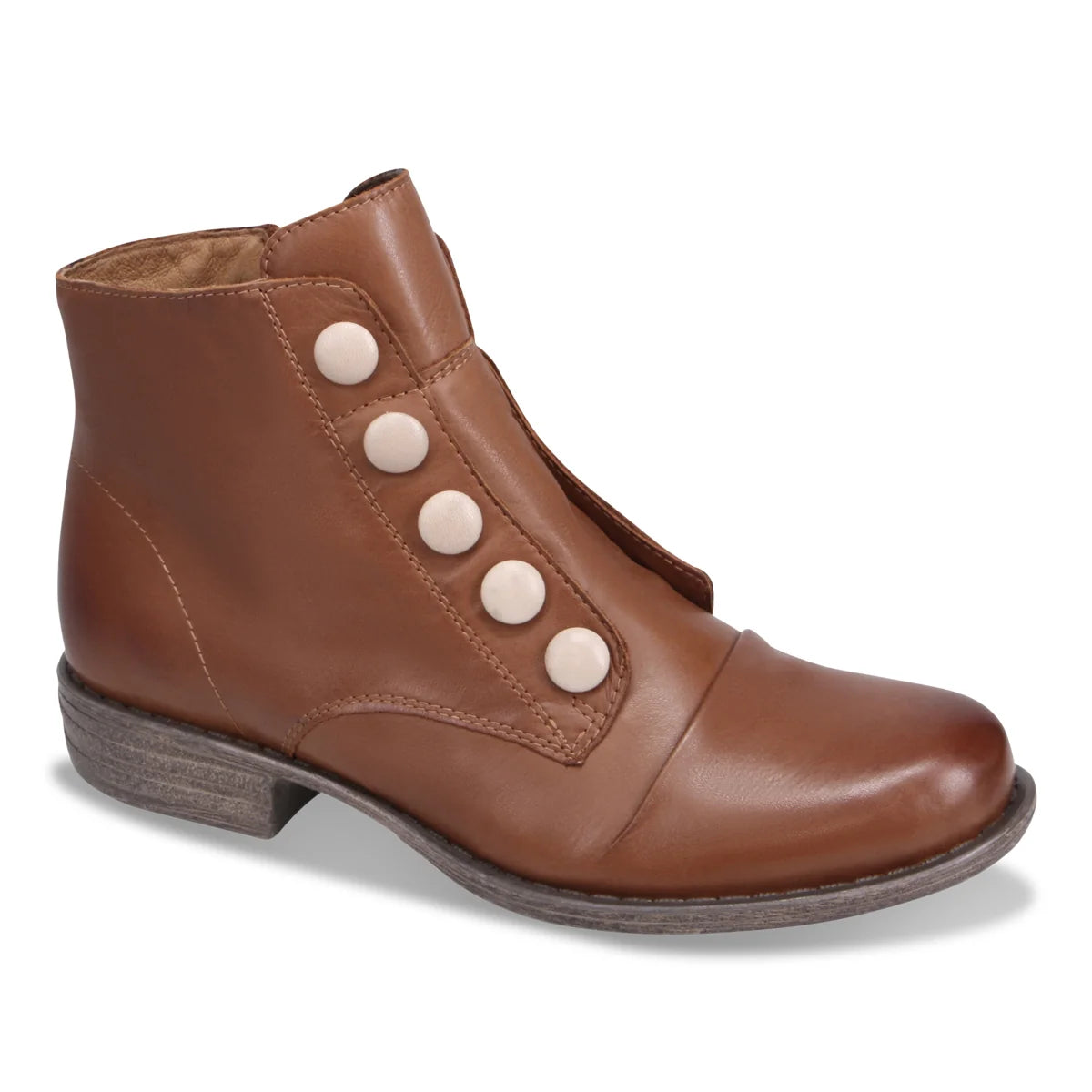 Miz Mooz Women's Louise Boots Brandy/Cream